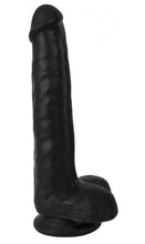 Load image into Gallery viewer, Thinz 8 Inch Slim Dildo with Balls - Black
