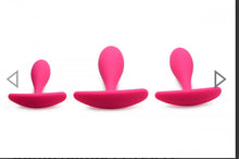 Load image into Gallery viewer, Rump Bumpers 3 Piece Silicone Anal Plug Set - Pink