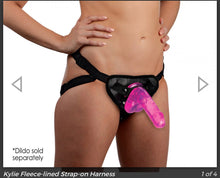 Load image into Gallery viewer, Kylie Fleece-lined Strap-on Harness