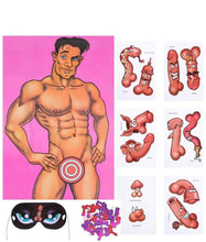 Load image into Gallery viewer, The Bachelorette/ladies Party Games-The Junk On The Hunk Poster Game