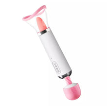 Load image into Gallery viewer, Nipple Sucking Clitoral Stimulator Licking Tongue Vibrating Sucker