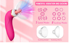 Load image into Gallery viewer, Clitoral Sucking Tongue Vibrator